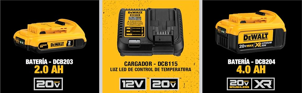 Banner DEWALT - Baterías y Cargador